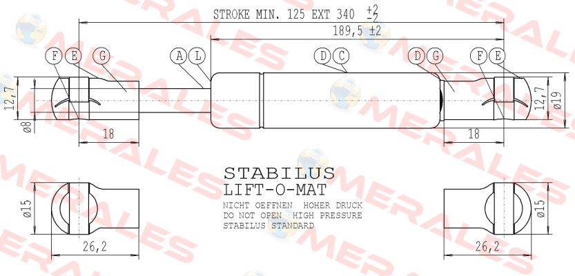 101851/450N Stabilus