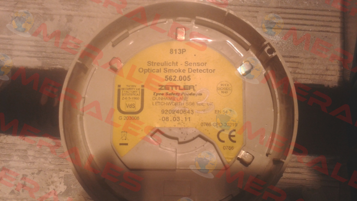 813P (562.005) - obsolete, replaced by 850P (516.850.052)  Tyco Fire