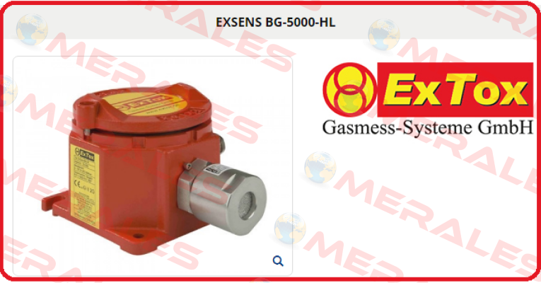 EXSENS BG-5000-HL  ExTox Gasmess-Systeme