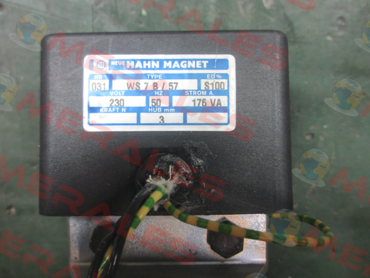 WS 7 B/57 S100 obsolete replaced by OAC007061 (Kendrion)  HAHN-MAGNET (Kendrion)