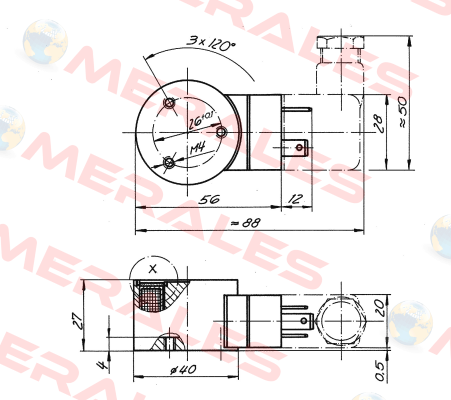 GTA040.524001 24V DC  HAHN-MAGNET (Kendrion)