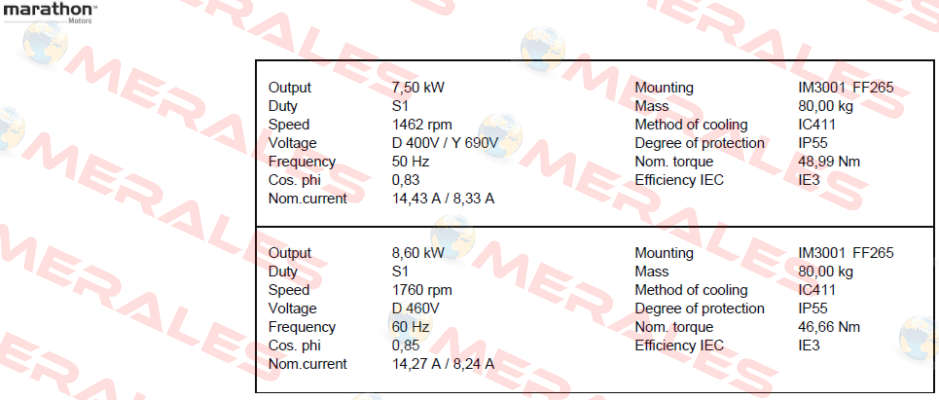 TCA132M4E3U46 3001  Marathon (Regal)