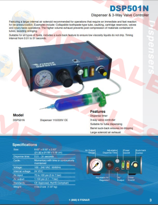 DSP501N obsolete, alternative DC270 (Vieweg) Fisnar