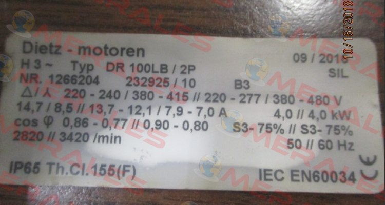 DR100LB/2P Dietz-Motoren