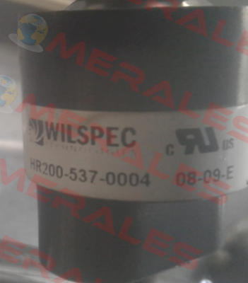 HR200-537-0004 Wilspec