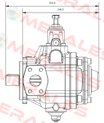 P/N: 6044238-001 Type: VVSL2-40-S-RFRM-30-CCW-10 Vickers (Eaton)