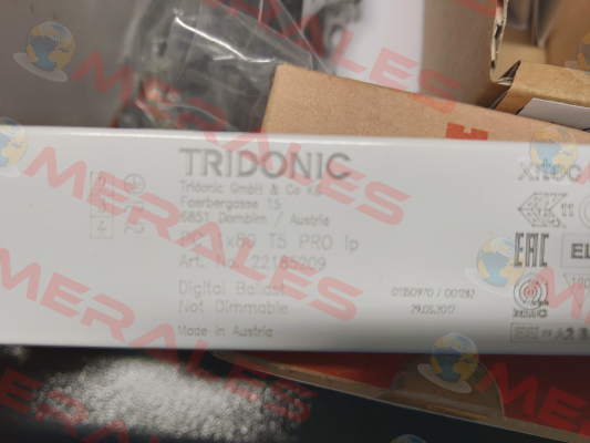 P/N: 22185209 , Type: PC 1x80 T5 PRO lp Tridonic