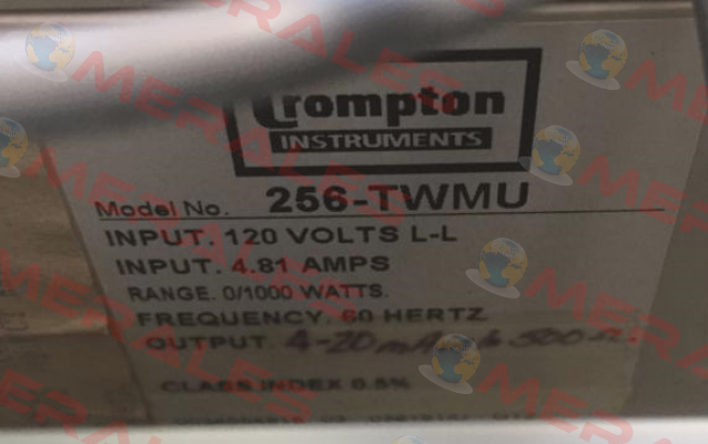 256-TWMU(W) CROMPTON INSTRUMENTS (TE Connectivity)