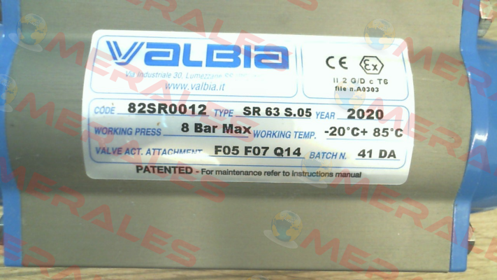 82SR0012 Valbia