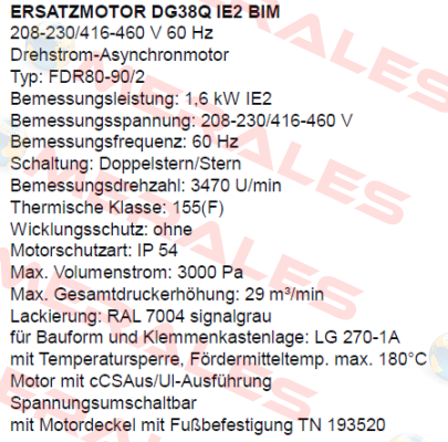 DG38Q IE2 BIM (FDR80-90/2)  Dietz-Motoren