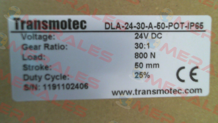 DLA-24-30-A-50-POT-IP65 Transmotec