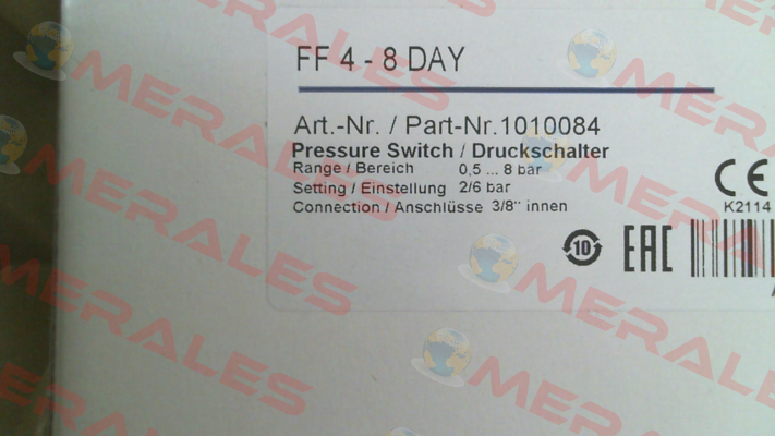 1010084 / FF4- 8 DAY Tival-Sensors