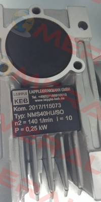 Typ NMS40HU-10/1-63L/4A-TB-ST05 LAIPPLE KEB