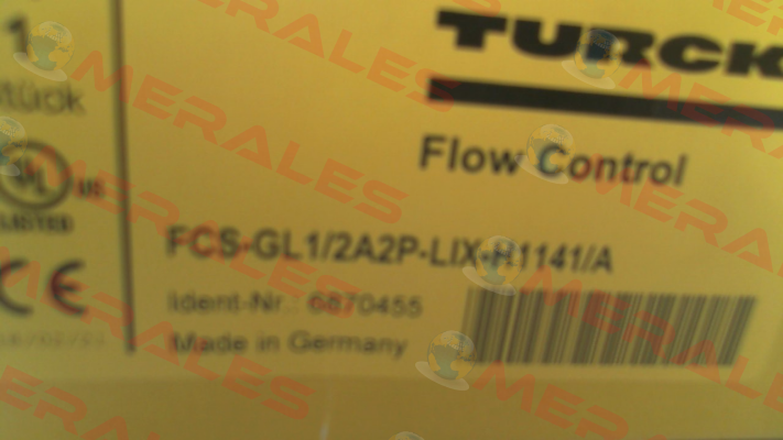 p/n: 6870455, Type: FCS-GL1/2A2P-LIX-H1141/A Turck