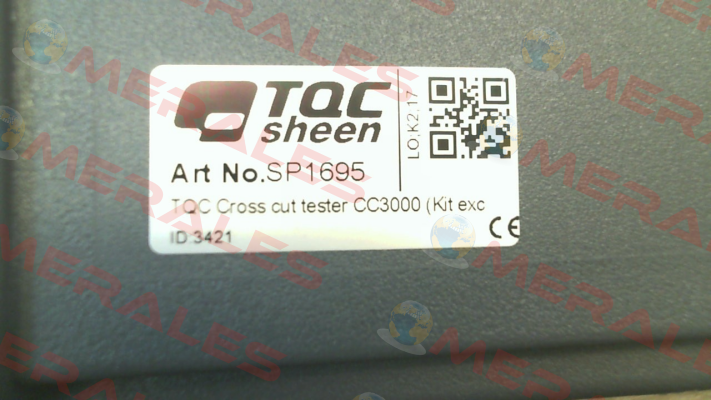 Type CC3000 (old P/N SP1681-new P/N SP1695) TQC