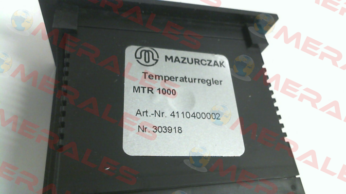 P/N: 4110400002, Type: MTR 1000 Mazurczak