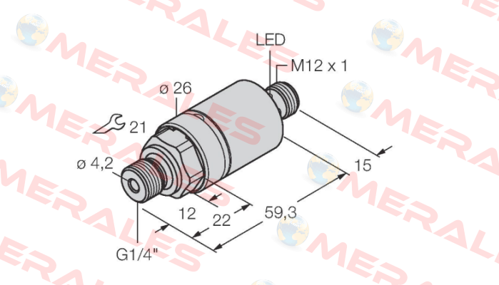 PC025V-204-2UPN8X-H1141 Turck