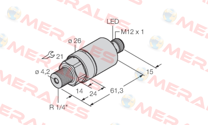 PC001R-210-2UPN8X-H1141 Turck