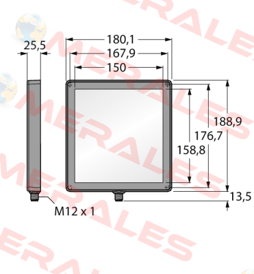 LEDIB150X150PW2-XQ Turck