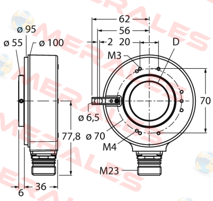 RI-42H30S4-2B2048-12M23 Turck