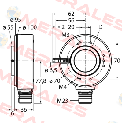 RI-42H30S4-2B5000-12M23 Turck