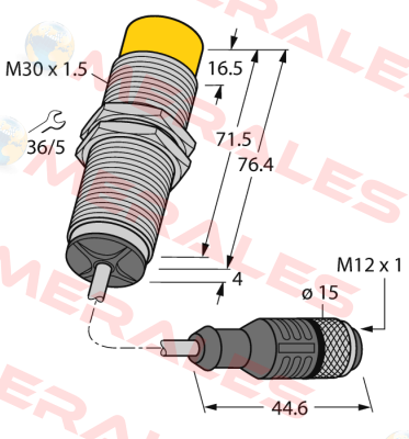 NICP-M30-8P8-0,3-RSC12T Turck