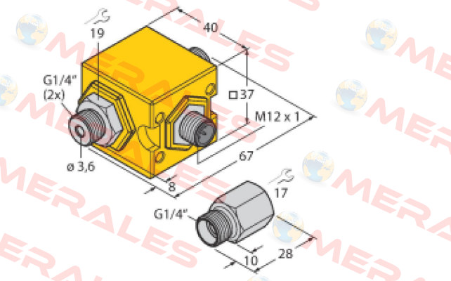 FCIC-G1/4A4P-PL-H1141/2.0 Turck