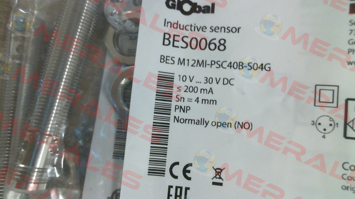 P/N: BES0068, Type: BES M12MI-PSC40B-S04G Balluff