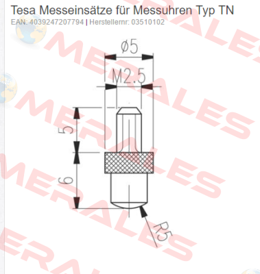 P/N: 03510102 Type: TN 11 W  Tesa