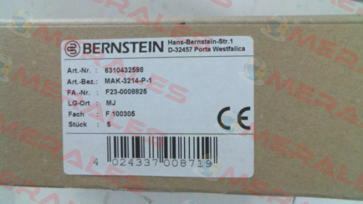 MAK-3214-P-1 / 6310432598 Bernstein