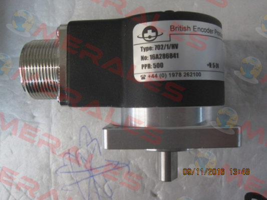 702/1-S-G-0500-R-HV-1-SX(S)-ST-IP65 British Encoder