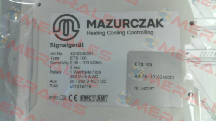 P/N: 4010340001, Type ETS 100 Mazurczak