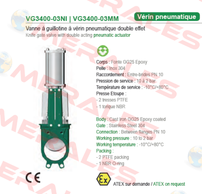 VG3400-03NI0100  Tecofi